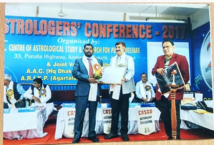 Asian Astrologers’ Conference 2017 — Felicitation