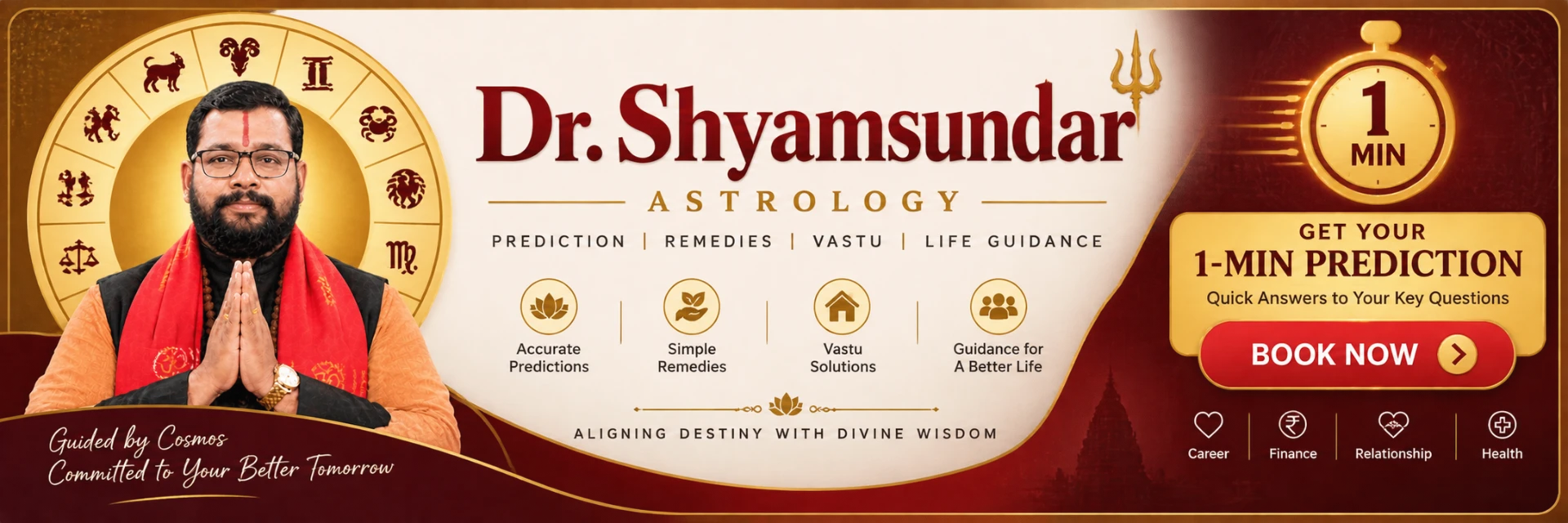 Dr. Shyamsundar Astrology — Get your 1-min prediction. Book now.